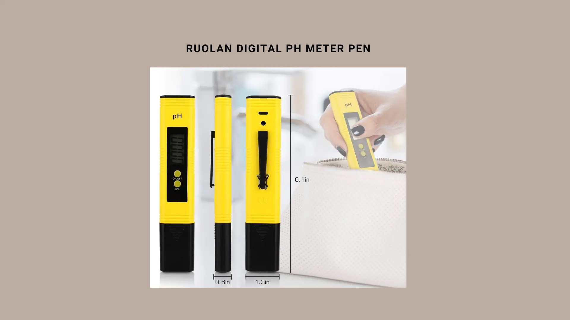 % Looking for an accurate and easy-to-use digital pH meter? Read our candid review of the Ruolan Digital PH Tester Pen to learn more about its benefits, drawbacks, and overall value. Get all the info you need before investing in this device!