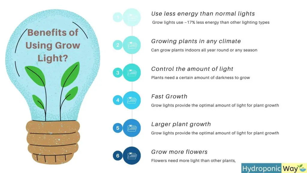 benefits of using grow light