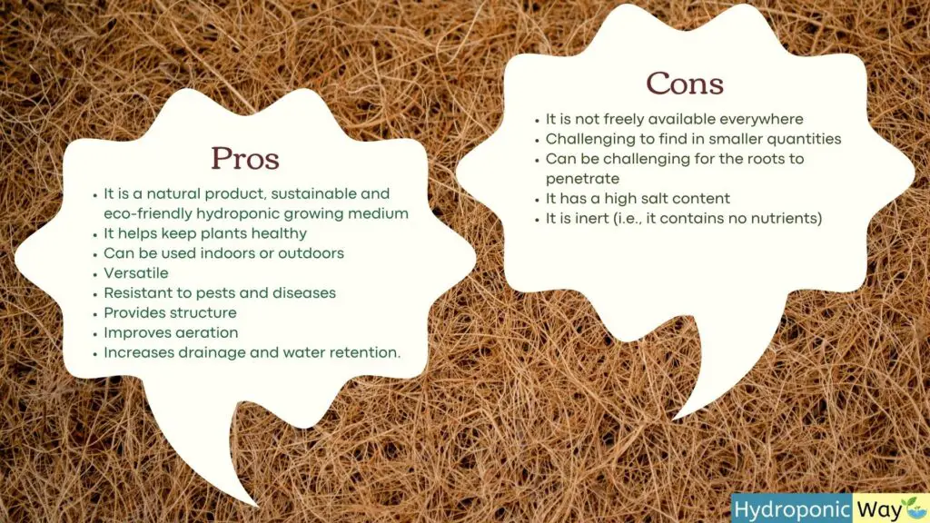pros and cons of coco coir as growing medium