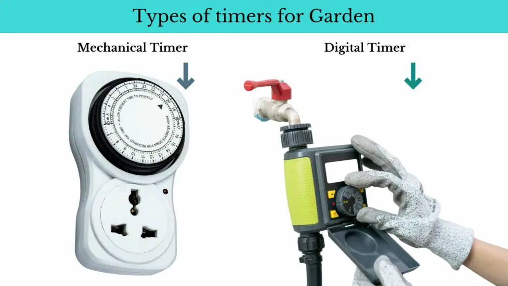 Types of timers for hydroponic garden